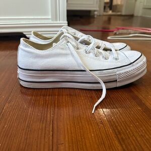 platform low top converse